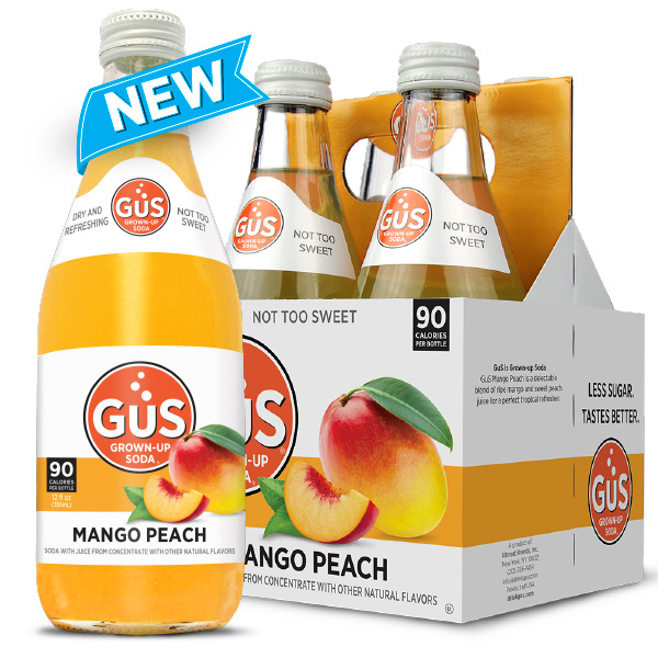 Mango Peach Craft Soda 4 Packs